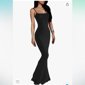 Sleeveless Tight Slip Long Dress